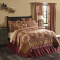 Ninepatch Star Luxury King Quilt 120Wx105L - The Village Country Store