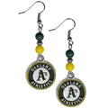 Oakland Athletics Earrings Dangle Style - Team Fan Cave