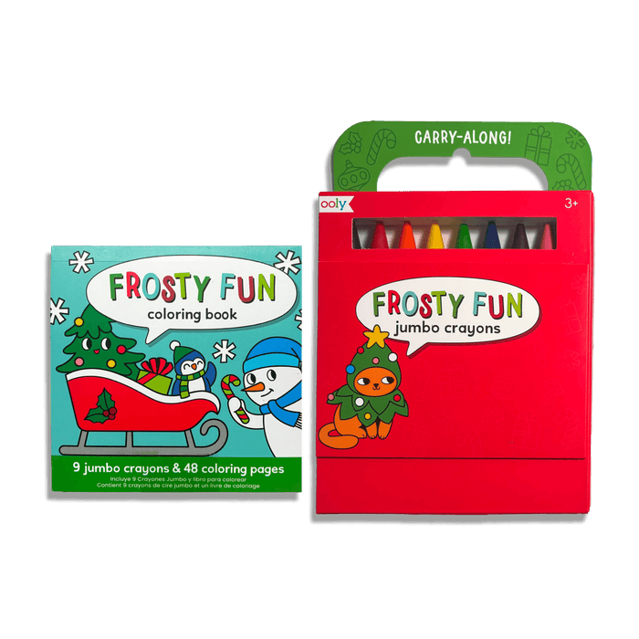 OOLY - Carry-Along Coloring Book Set - Frosty Fun