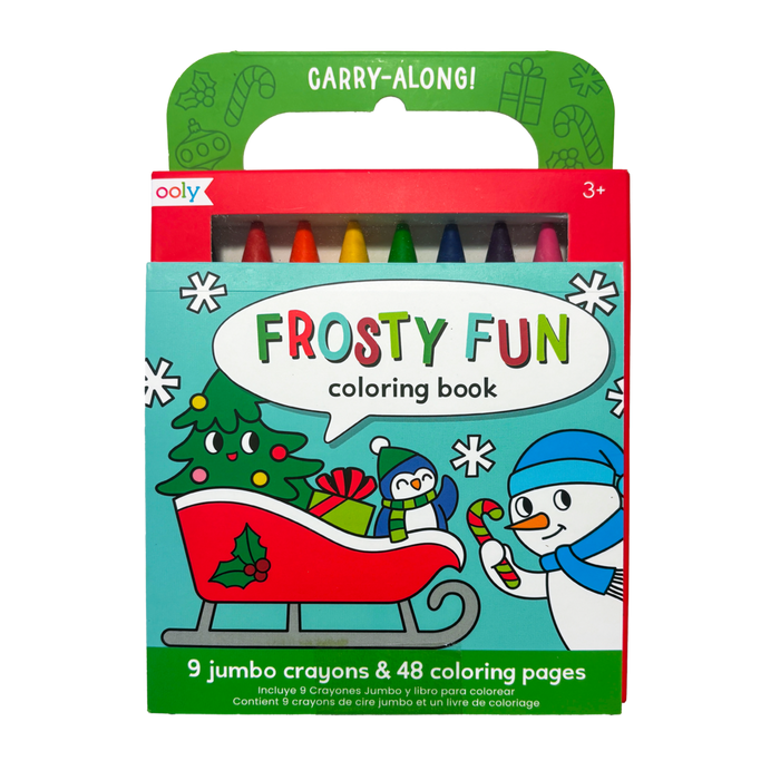 OOLY - Carry-Along Coloring Book Set - Frosty Fun