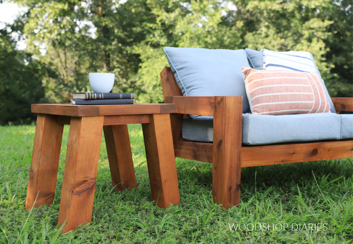 Outdoor Side Table Building Plans