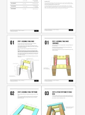 Outdoor Side Table Building Plans