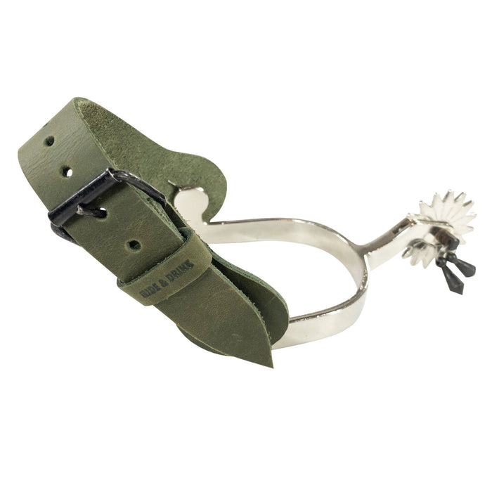 Hide & Drink's Ply Spur Straps (2 Pieces) - A durable set of 2 Single Spur Straps suitable for Cowboy, Men and Women's boots. Handcrafted from quality Full Grain Leather, perfect for Rodeo and Equestrian wear.