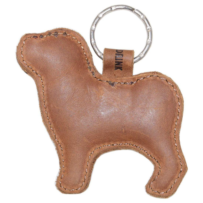 Pug Keychain - Stockyard X 'The Leather Store'