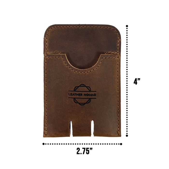Push Card Holder - Stockyard X 'The Leather Store'