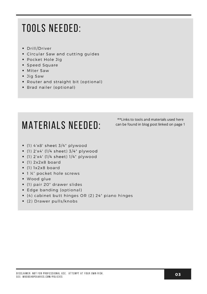 Puzzle Coffee Table Plans