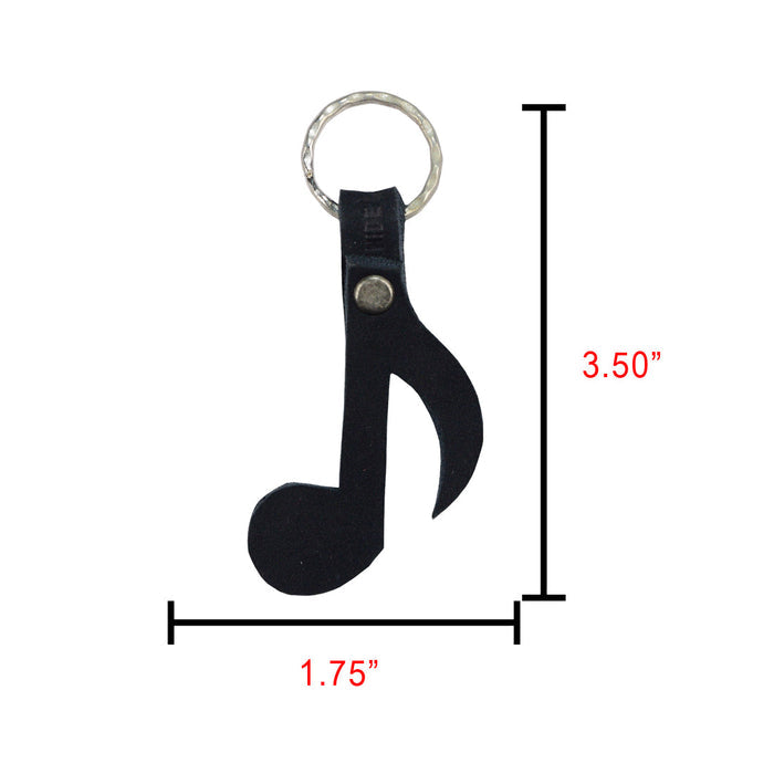 Quaver Note Keychain - Stockyard X 'The Leather Store'