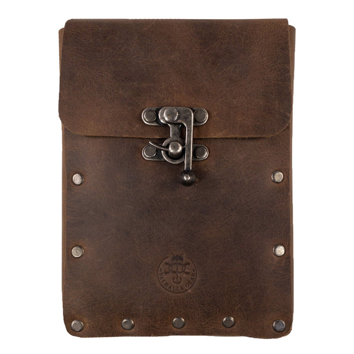 Rectangular Riveted Belt Pouch - Stockyard X 'The Leather Store'
