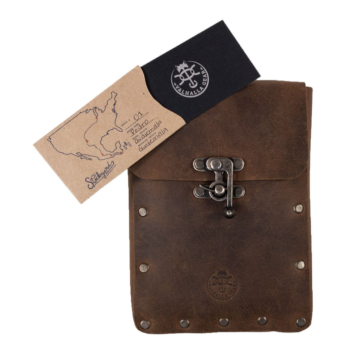 Rectangular Riveted Belt Pouch - Stockyard X 'The Leather Store'
