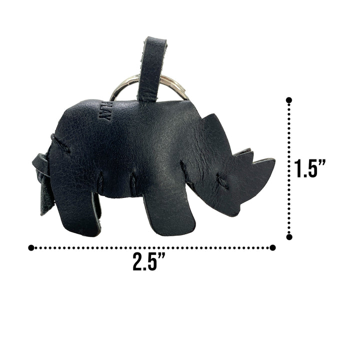 Rhino Keychain - Stockyard X 'The Leather Store'