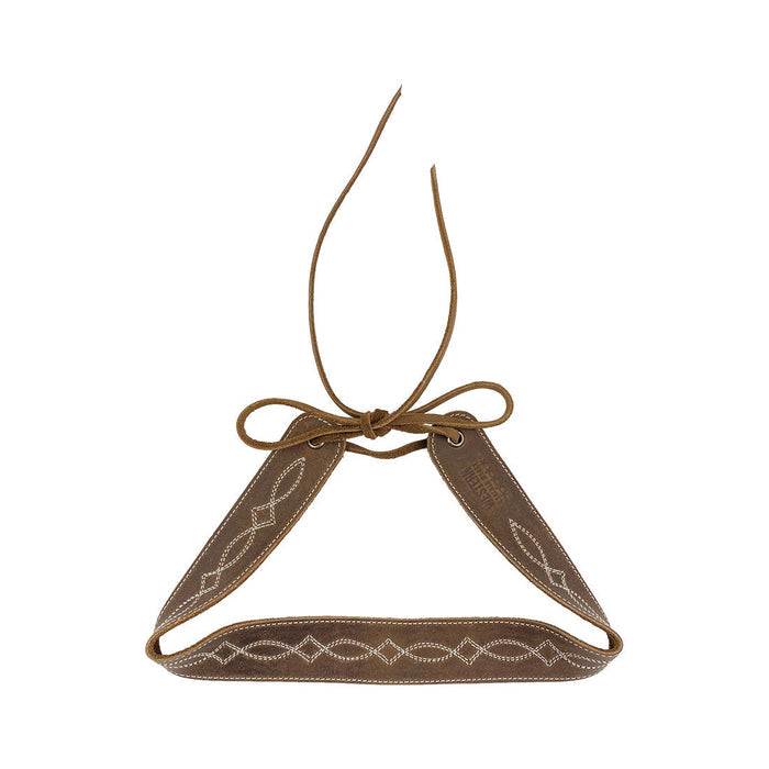 Rodeo Hatband with Cowboy Stitching - Stockyard X 'The Leather Store'
