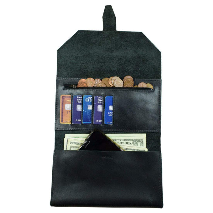 Rolled Up Phone Wallet - Stockyard X 'The Leather Store'