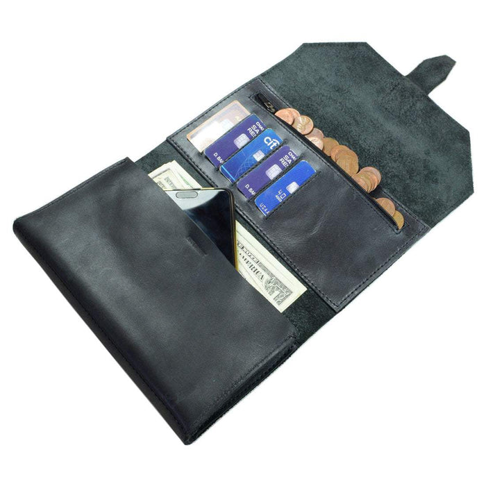 Rolled Up Phone Wallet - Stockyard X 'The Leather Store'