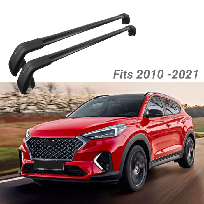 Roof Rack Cross Bar - Epic Black Smooth | Hyundai Tucson (10-21)