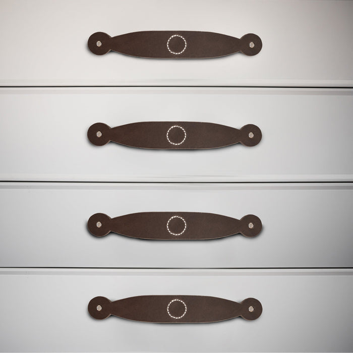 Rounded Drawer Handles (4 Pack) - Stockyard X 'The Leather Store'