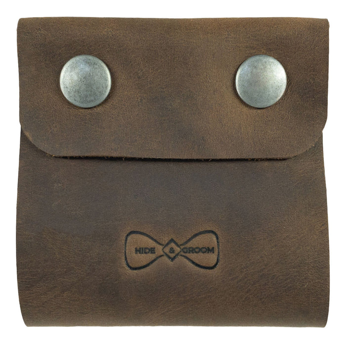 Rustic Case for Cufflinks - Stockyard X 'The Leather Store'