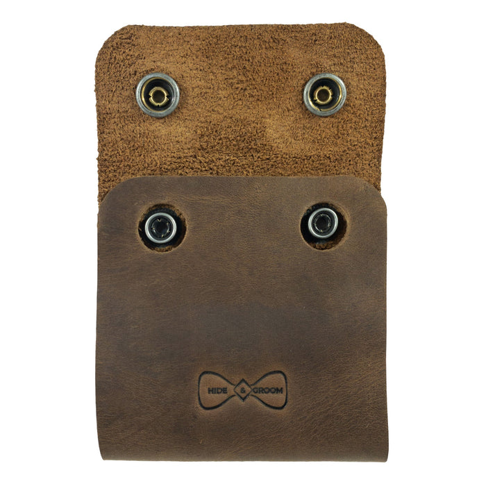 Rustic Case for Cufflinks - Stockyard X 'The Leather Store'