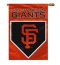 San Francisco Giants Banner 28x40 House Flag Style 2 Sided - Team Fan Cave
