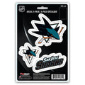 San Jose Sharks Decal Die Cut Team 3 Pack - Team Fan Cave