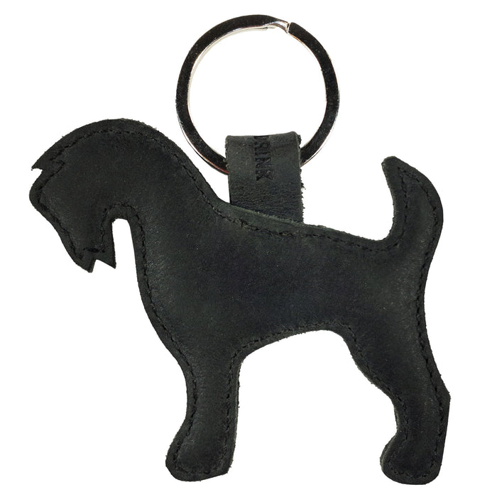 Schnauzer Dog Keychain - Stockyard X 'The Leather Store'