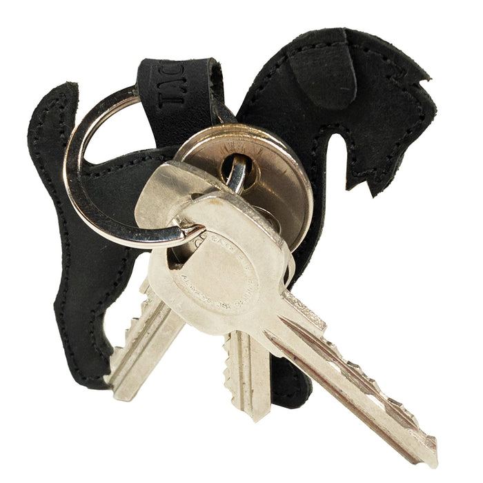 Schnauzer Keychain - Stockyard X 'The Leather Store'