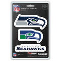 Seattle Seahawks Decal Die Cut Team 3 Pack - Team Fan Cave