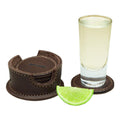 Shot Coasters (6 Pack) - Stockyard X 'The Leather Store'