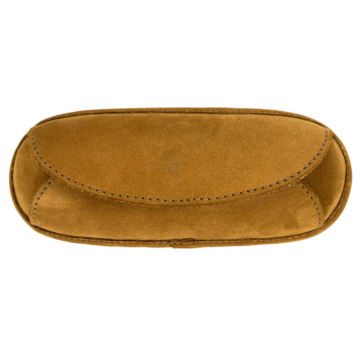 Elegant view of the Hide & Drink Shoulder Pad Replacement in suede finish, crafted for Shoulder Pad Replacement for Briefcases & Messenger Bags, Laptop Cases, Satchels, emphasizing the artisan quality of small batch production, hand cut and hand sewn details made in La Antigua Guatemala & Oaxaca Mexico.