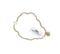Simply Southern - Gold Cross Bead Bracelet