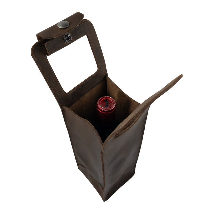 Single Bottle Wine Case - Stockyard X 'The Leather Store'