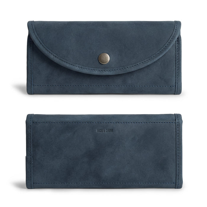 Single Snap Zippered Wallet