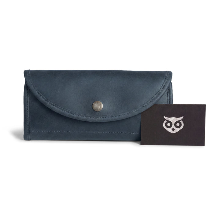 Single Snap Zippered Wallet