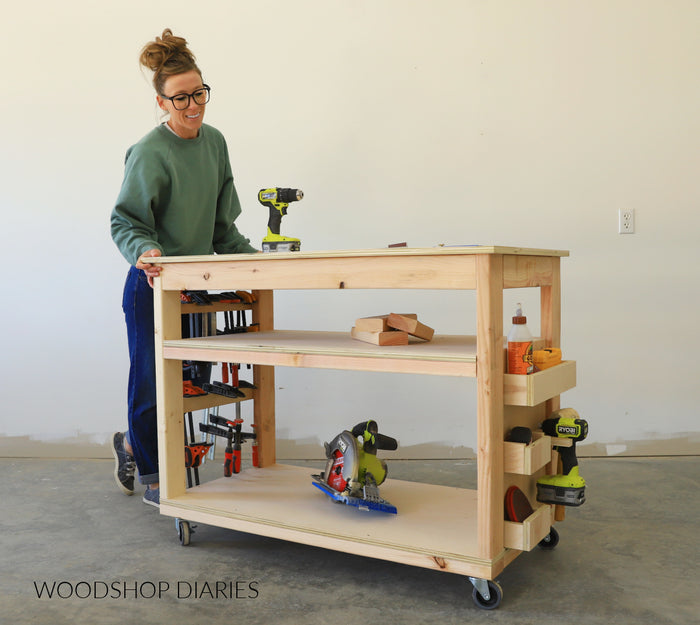Small Mobile Workbench Building Plans