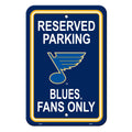 St. Louis Blues Sign 12x18 Plastic Reserved Parking Style CO - Team Fan Cave