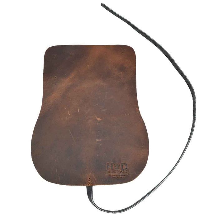 Hide & Drink Leather Sunglass Wrap provides a rustic and elegant way to store your sunglasses. This eye glasses storage is made from full grain leather, ideal for travel. Each wrap is hand cut and sewn by artisans in La Antigua Guatemala, reflecting small batch production.