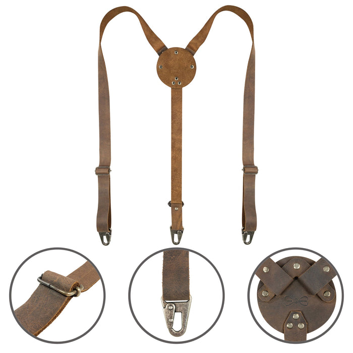 Suspender with Rounded Back Attachment - Stockyard X 'The Leather Store'