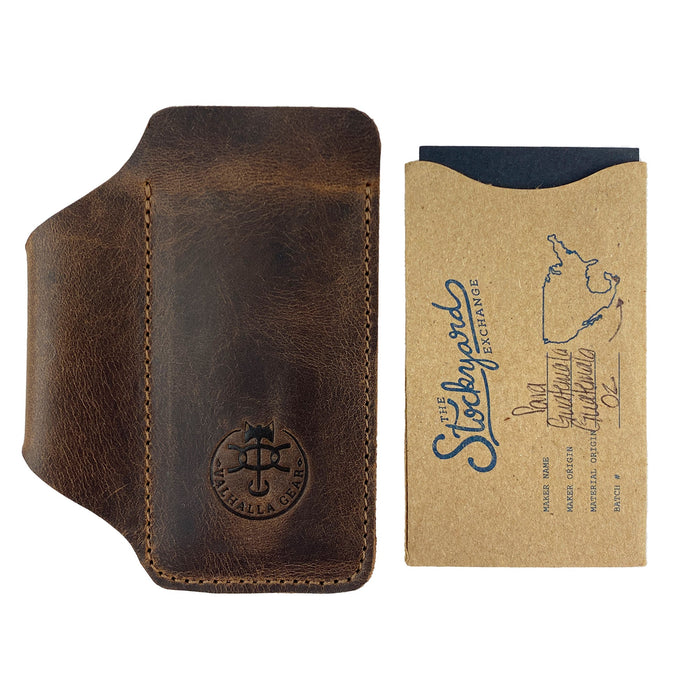 Swiss Knife Case with Pen Slot - Stockyard X 'The Leather Store'