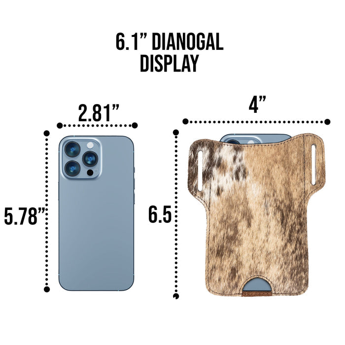 Tactical Cell Phone Case for iPhone 13/14 Pro Max - Stockyard X 'The Leather Store'