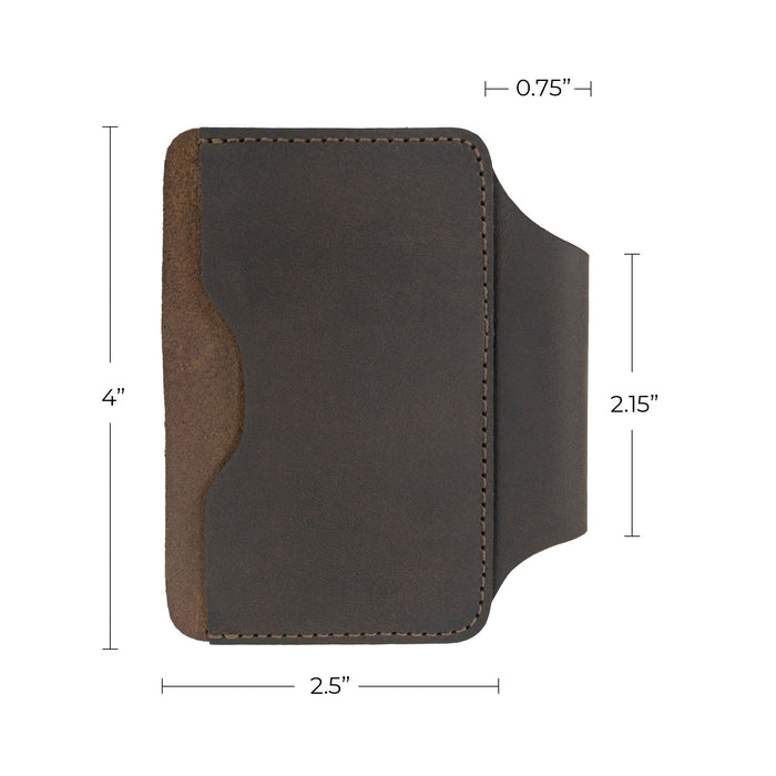 Tactical Small Sleeve for Cards and Space Pen - Stockyard X 'The Leather Store'