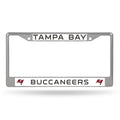 Tampa Bay Buccaneers License Plate Frame Chrome Alternate - Team Fan Cave