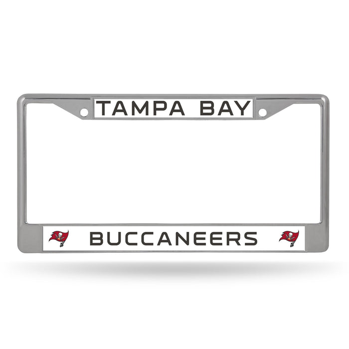 Tampa Bay Buccaneers License Plate Frame Chrome Alternate - Team Fan Cave