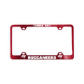 Tampa Bay Buccaneers License Plate Frame Laser Cut Red - Team Fan Cave