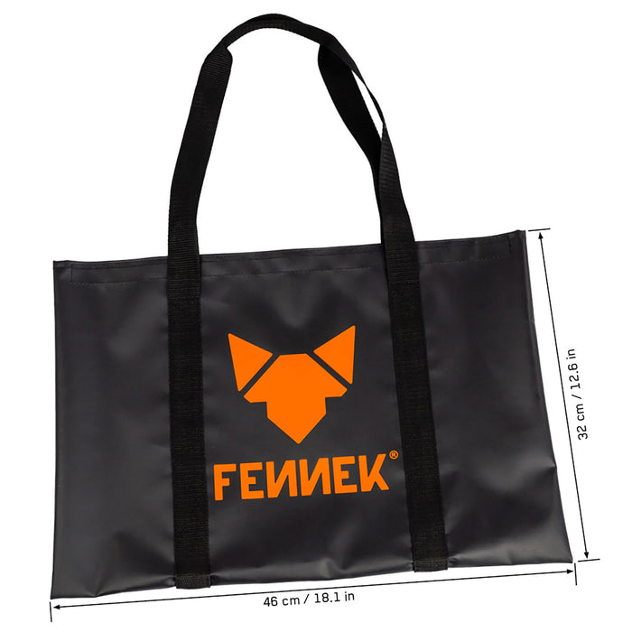 Freisteller der FENNEK Tasche mit angegebenen Maße der Höhe und Breite