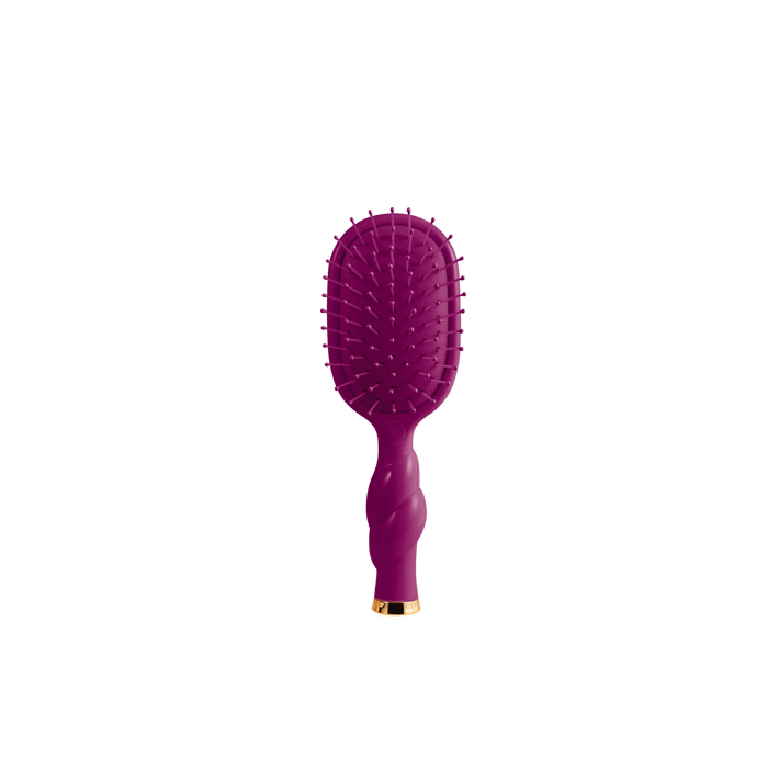 Teleties - Mini Detangler Hair Brush for Medium Hair - Mulberry