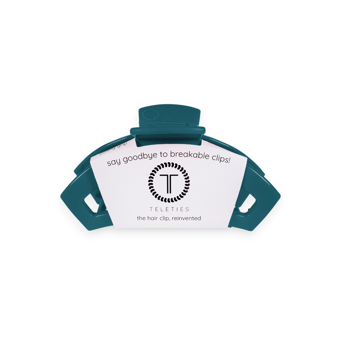Teleties - Open Teal With It Small Hair Clip