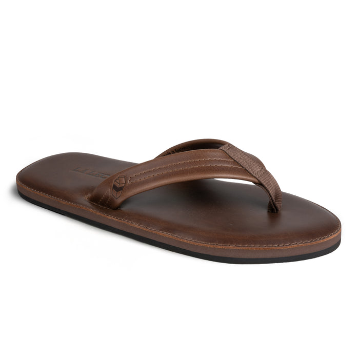 The South Shore Padded Leather Flip Flop