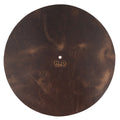 Hide & Drink Turntable Slipmat showcasing a rich, dark full grain leather texture, designed to enhance your vinyl experience while reducing noise and static. This classy turntable slipmat is handcrafted with care, featuring small batch production and artisan techniques from La Antigua Guatemala. Perfect for vinyl lovers seeking a unique, handmade touch with a warranty.