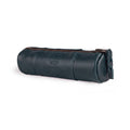 Utility Cylinder Case by Hide & Drink made from navy leather, combining rustic charm with modern functionality. Ideal for office supplies or personal items, this handmade bag is crafted from Full Grain Leather. Cylinder Case, Handmade, Classic Bag.