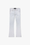 White stacked denim jeans from Valabasas, model Mr Stacked, featuring a modern design and high-quality craftsmanship