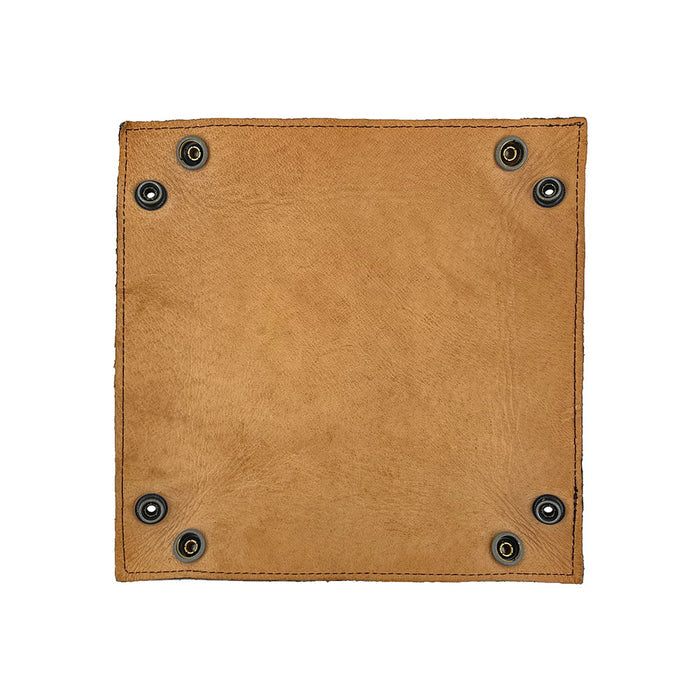 Hide & Drink Valet Tray with classic design and quality full grain leather, perfect for organizing everyday items. Handmade in La Antigua Guatemala & Oaxaca Mexico, Catchall Change Key Wallet Coin Box Tray Storage Valet, Full Grain Leather, StockyardX, Small Batch Production, Hand Cut, Hand Sewn, Fire Branded, Artisan.